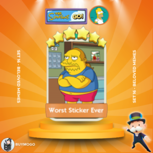 Worst Sticker Ever (16-9)